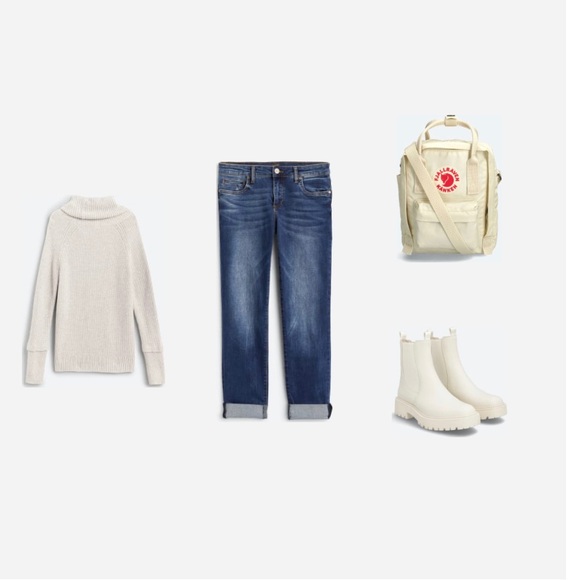 NWT Sam Edelman Lulia Chelsea Modern Ivory White Lugg Rubber Leather Boots - Picture 11 of 14